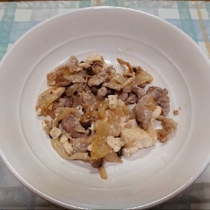 めんつゆで簡単味付け☆肉豆腐